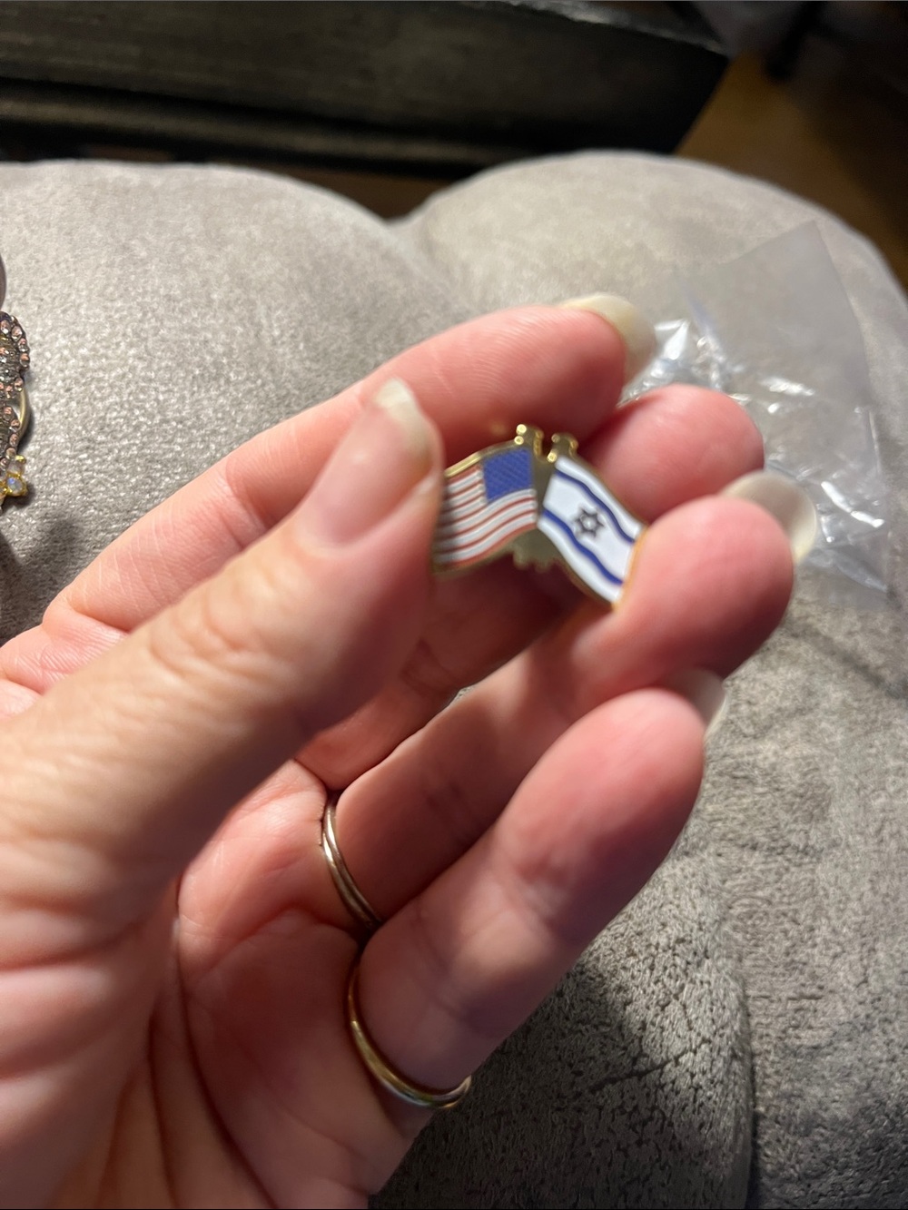 Flag pin 1978
